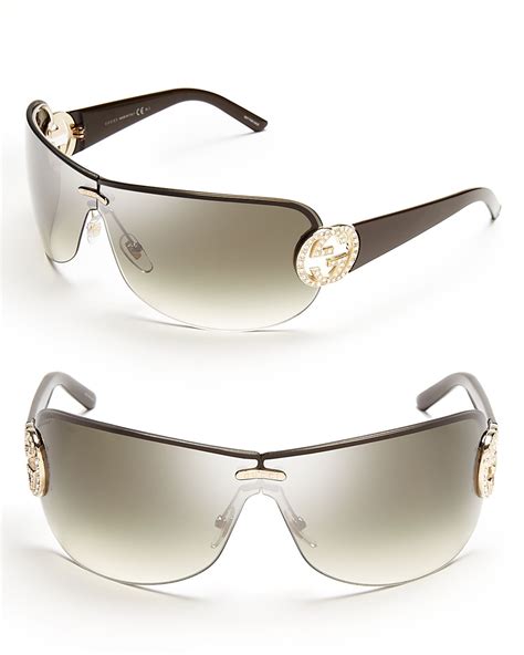 gucci sunglasses shield|gucci sunglasses optical.